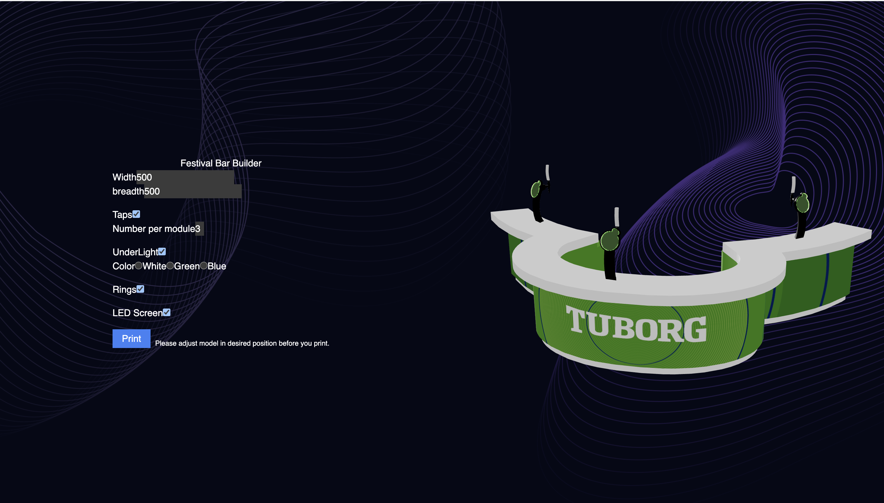 Tuborg Bar Builder